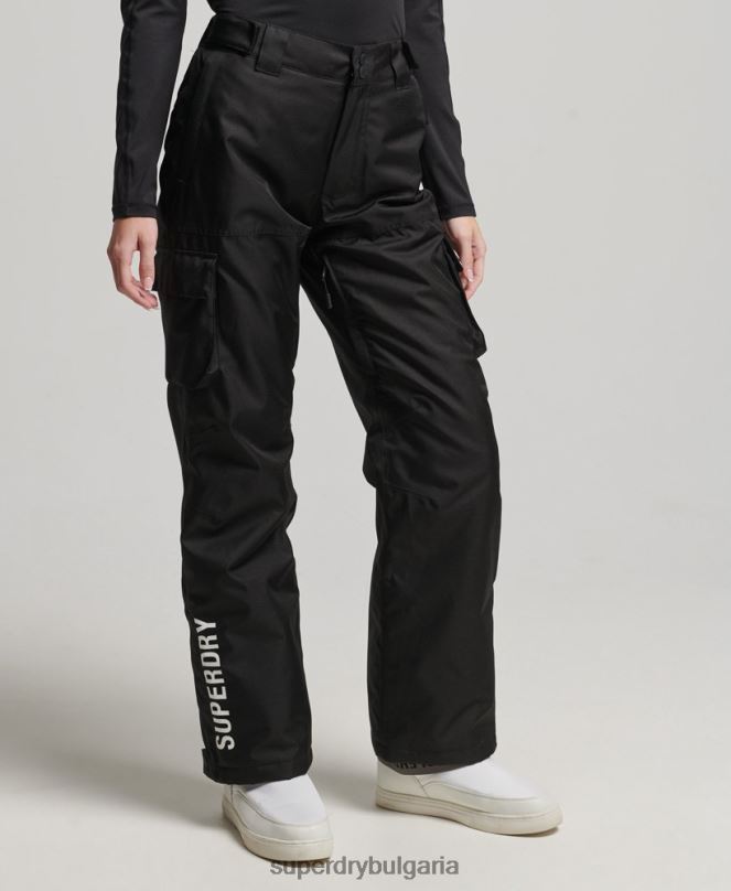 Superdry облекло N00H6550 черен Жени спасителни панталони