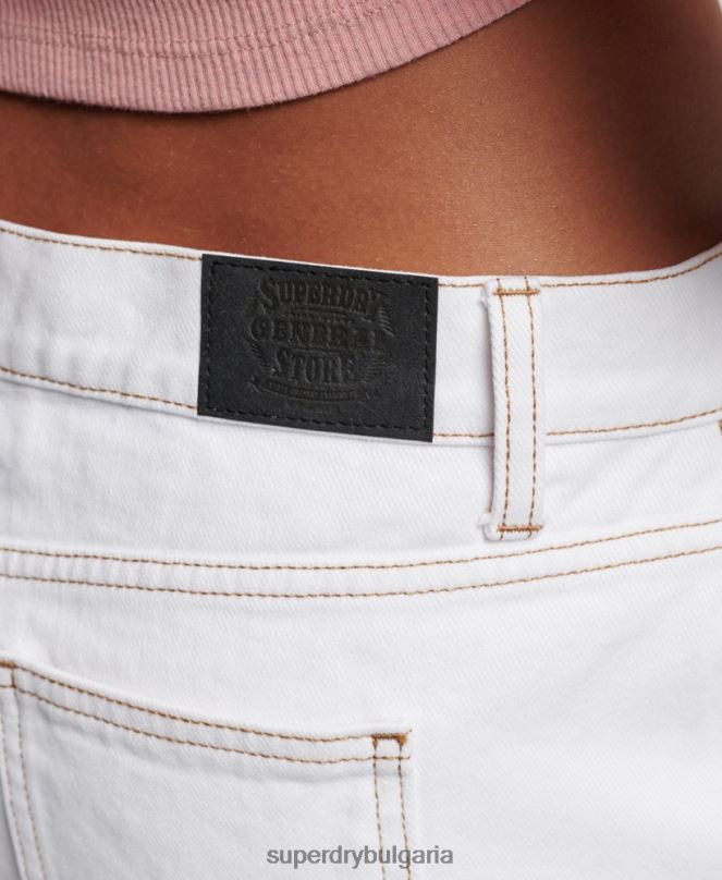 Superdry облекло N00H4125 бяло Жени работно облекло мини пола
