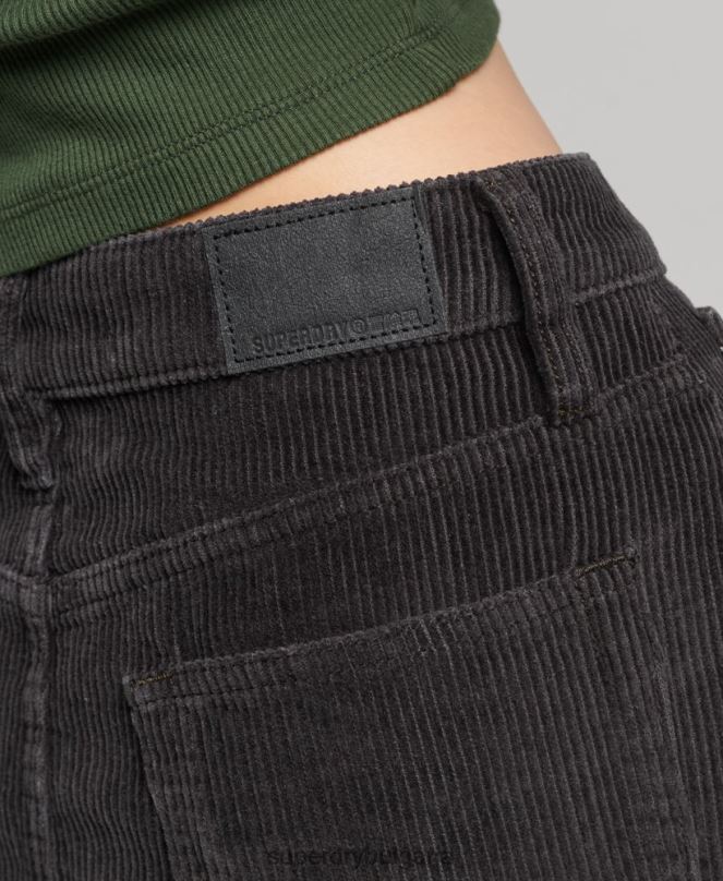 Superdry облекло N00H6507 кафяво Жени шнур мини пола