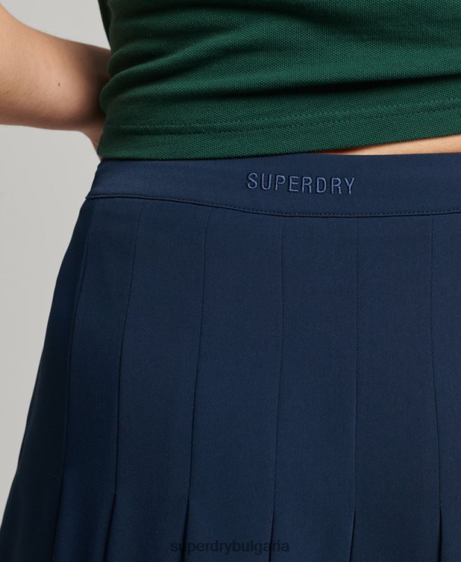Superdry облекло N00H6509 военноморски флот Жени Код есенциална тенис пола