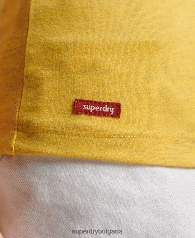 Superdry облекло N00H2199 оранжево Жени винтидж градска сувенирна жилетка