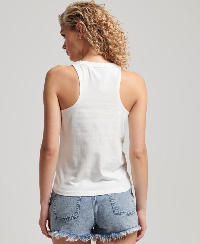 Superdry облекло N00H2275 сметана Жени винтидж градска сувенирна жилетка