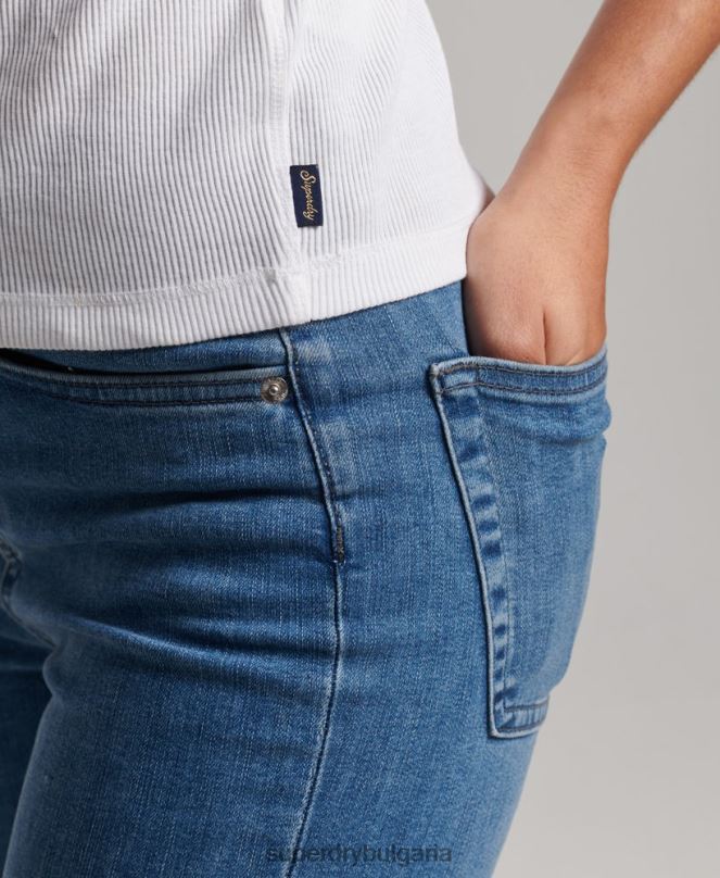 Superdry облекло N00H2895 бяло Жени горнище със състезателна жилетка