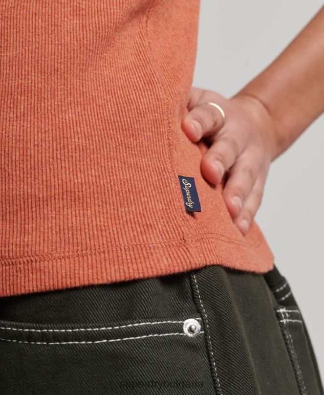 Superdry облекло N00H2912 оранжево Жени горнище със състезателна жилетка