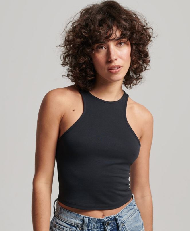 Superdry облекло N00H2913 черен Жени потник със състезателно трико studios
