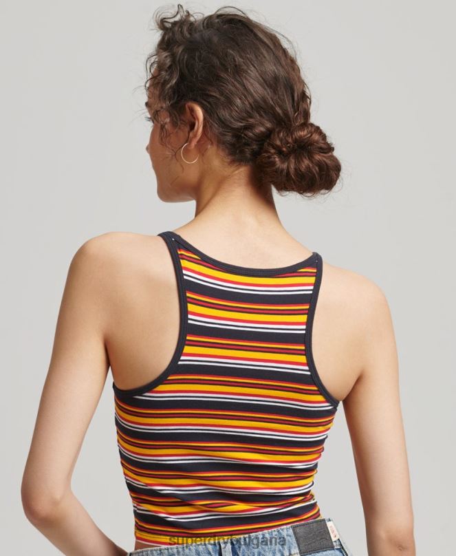 Superdry облекло N00H2985 военноморски флот Жени жилетка с винтидж кали райе