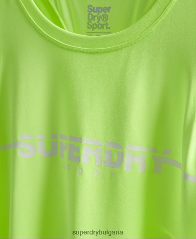 Superdry облекло N00H3082 жълто Жени тренировъчна гимнастика