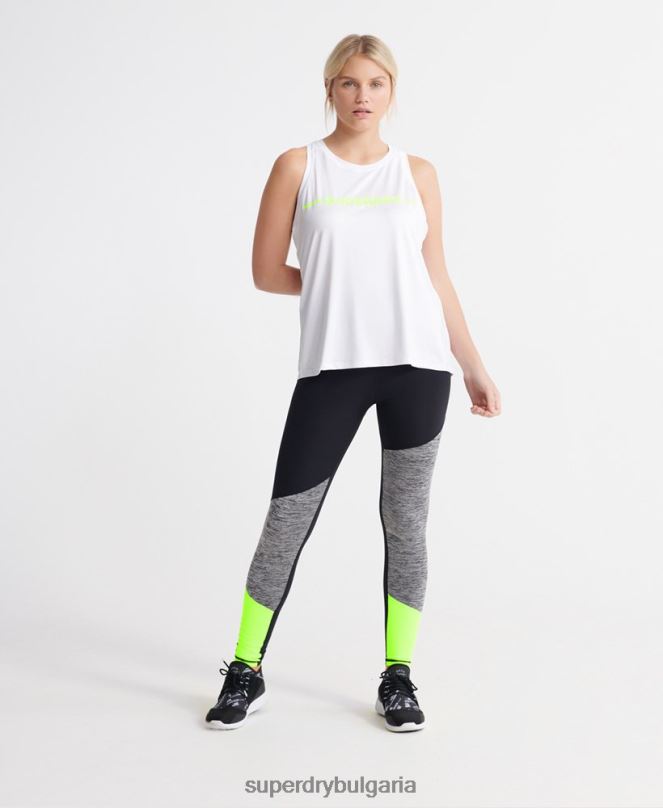 Superdry облекло N00H3089 бяло Жени тренировъчна гимнастика