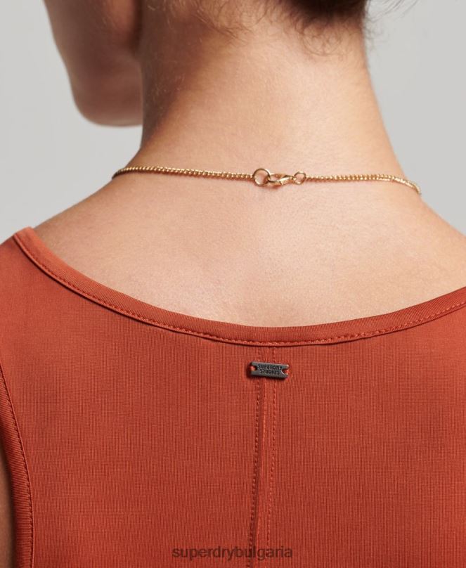 Superdry облекло N00H6705 червен Жени купро потник