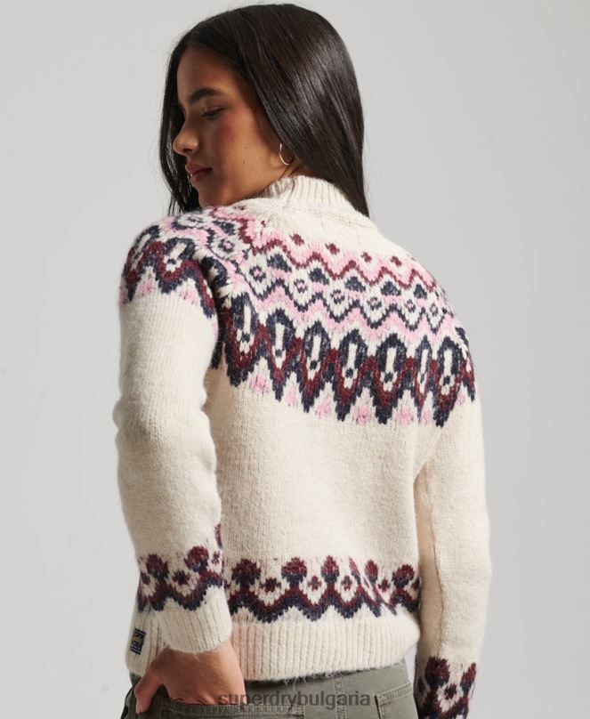 Superdry облекло N00H3983 бяло Жени напуснат джоб с джобове