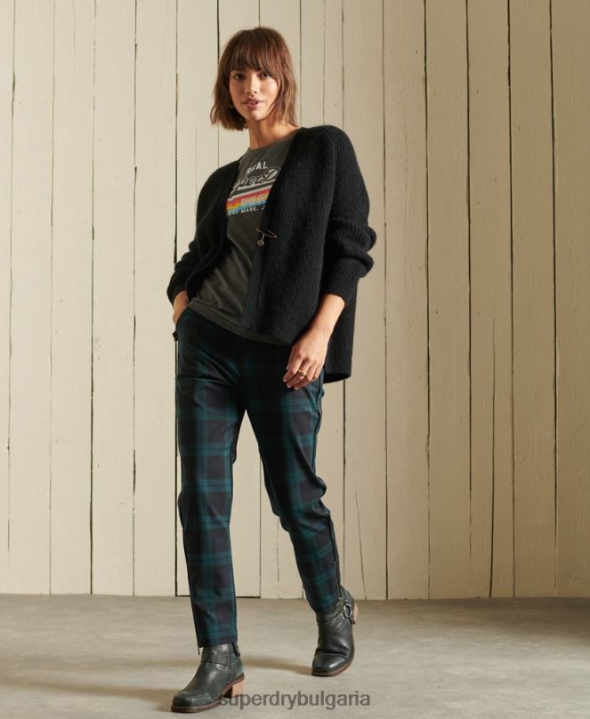 Superdry облекло N00H6600 черен Жени жилетка от смес от алпака