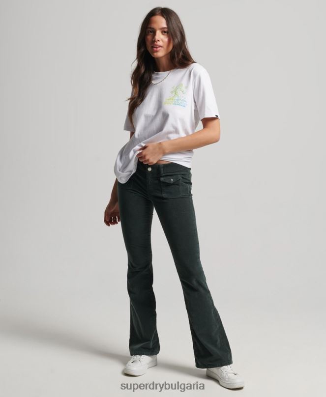 Superdry облекло N00H2736 бяло Жени горска графична тениска
