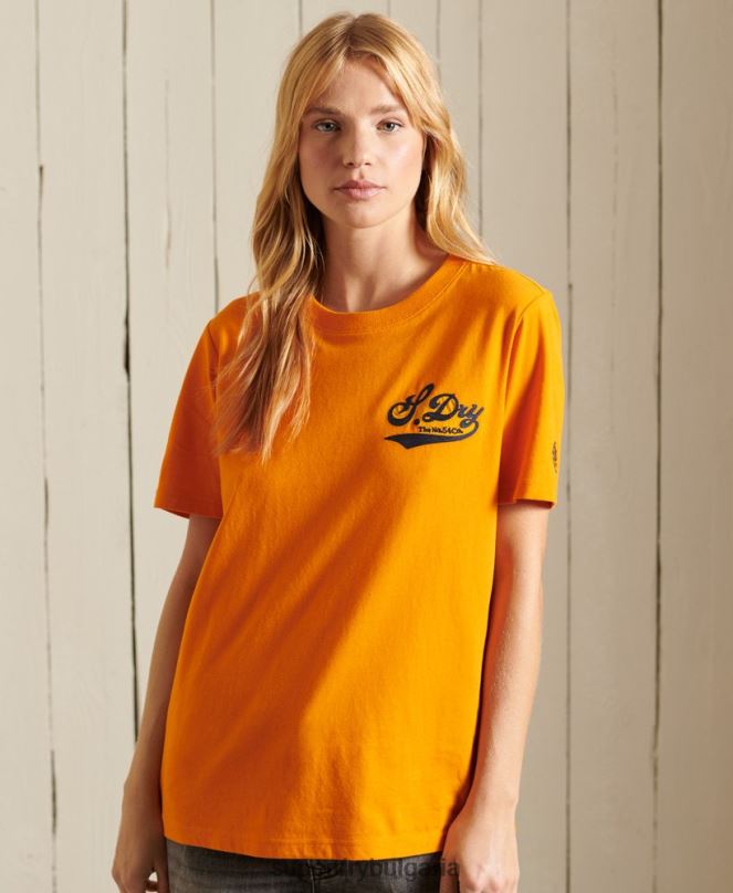 Superdry облекло N00H2784 злато Жени gorde in craft тениска