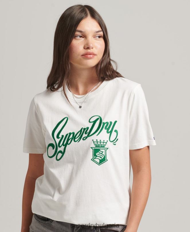 Superdry облекло N00H2791 бяло Жени гордост и крафт тениска