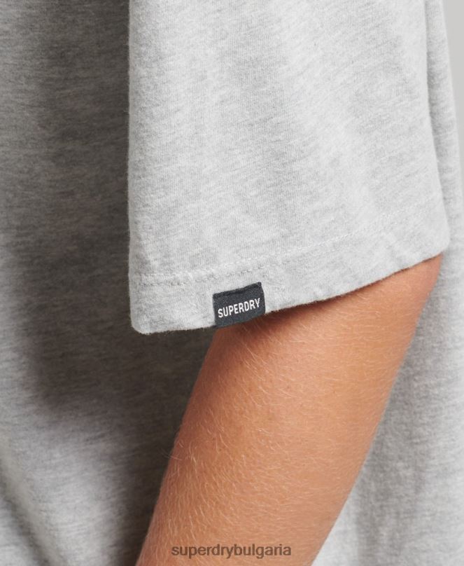 Superdry облекло N00H2838 сиво Жени номадска народна тениска
