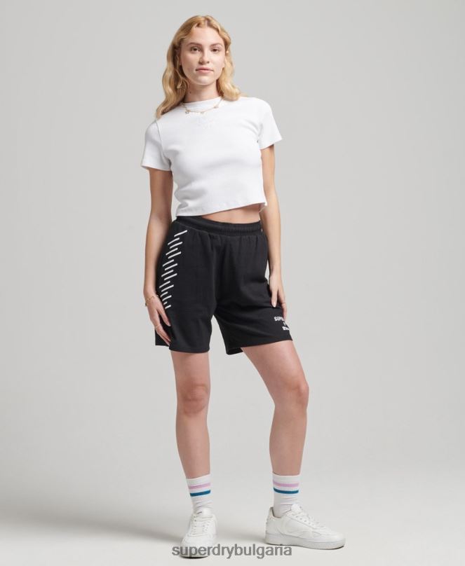 Superdry облекло N00H2843 бяло Жени тениска с кодово наследство
