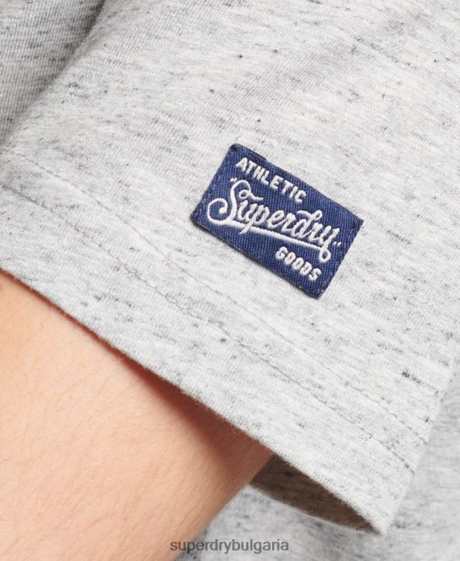 Superdry облекло N00H2846 сиво Жени ретро тениска от моето поколение