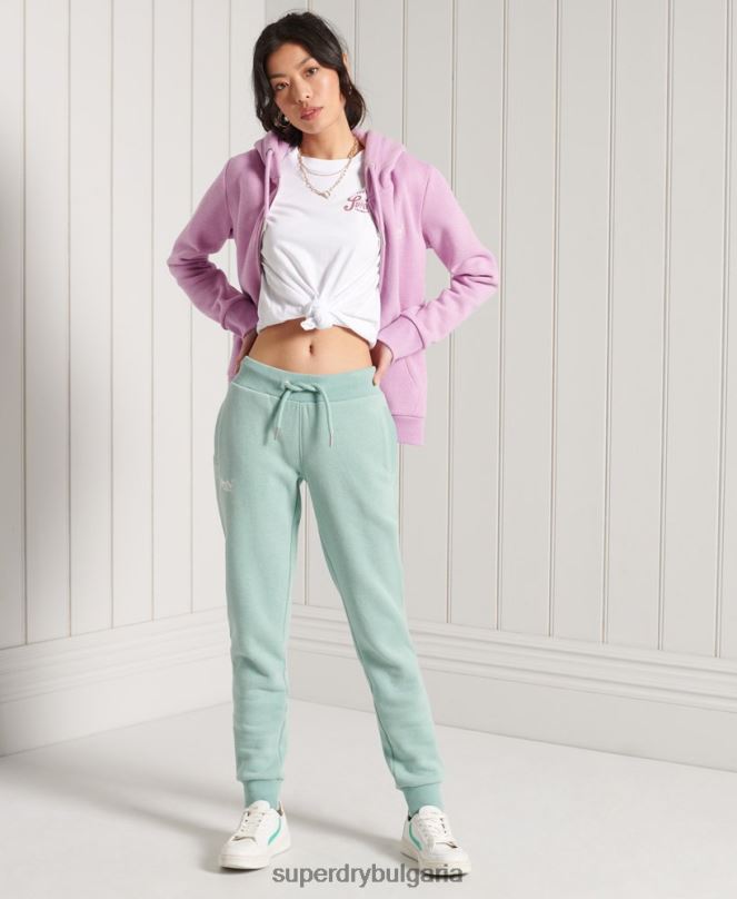 Superdry облекло N00H2861 бяло Жени тениска с блясък