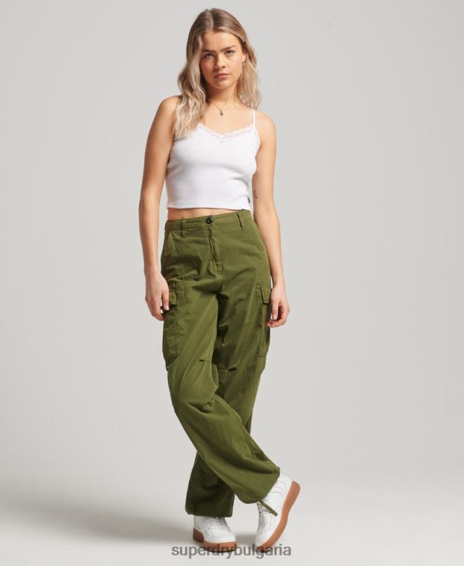 Superdry облекло N00H1988 бяло Жени ками топ с ребрена дантела