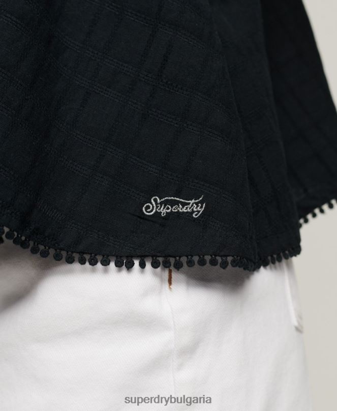 Superdry облекло N00H2893 военноморски флот Жени ретро ками с халтер