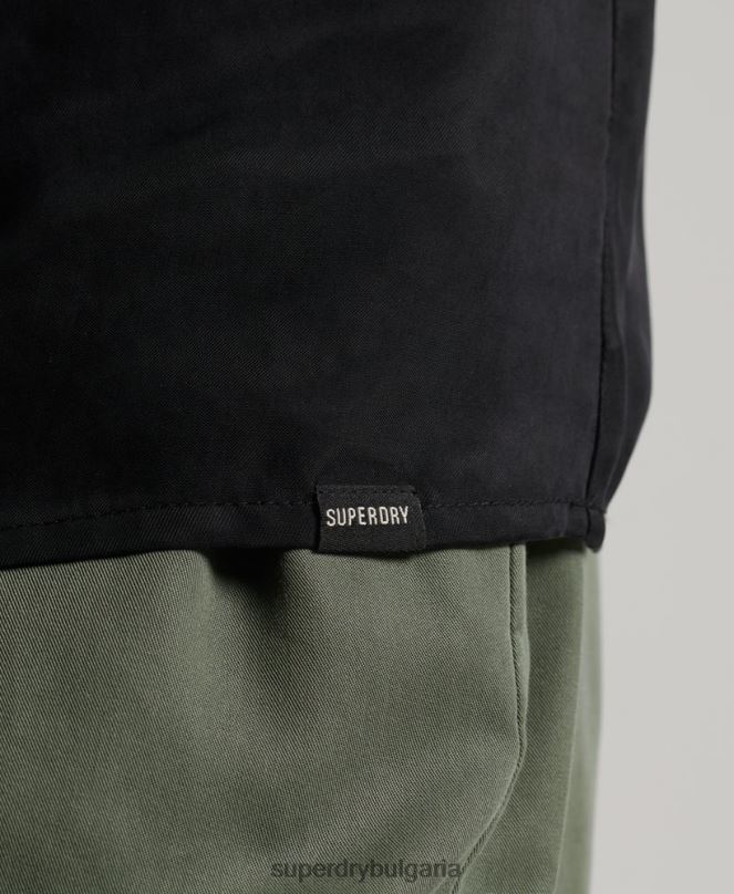 Superdry облекло N00H3046 черен Жени купро ками с презрамки