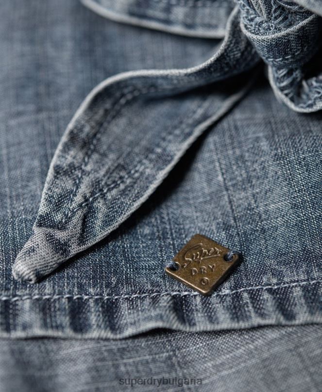 Superdry облекло N00H3069 син Жени елена топ