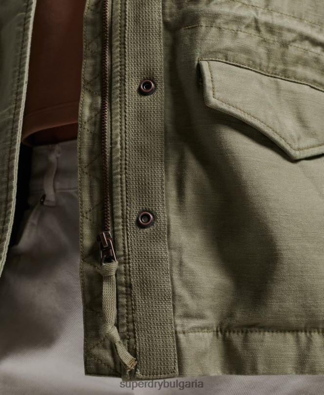 Superdry облекло N00H1992 зелено Жени винтидж яке m65