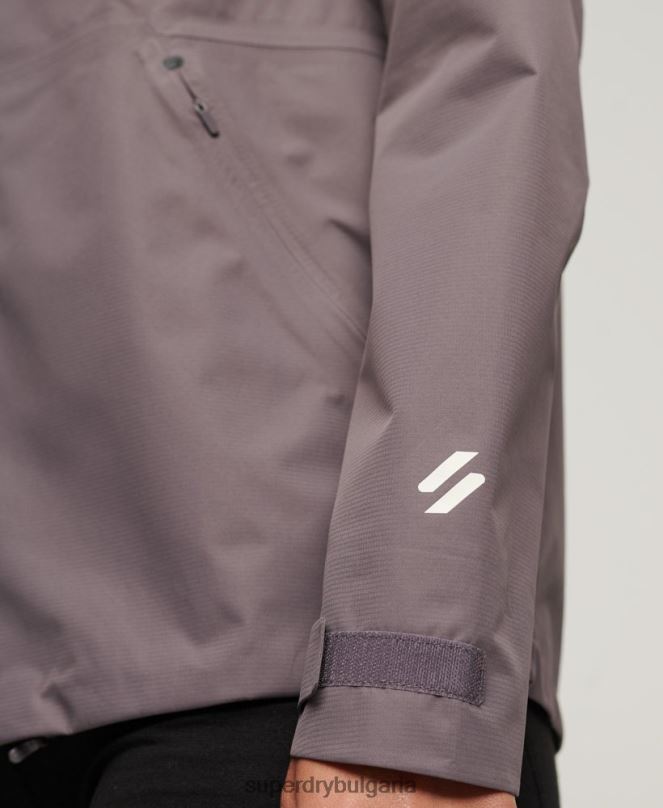 Superdry облекло N00H2230 сиво Жени водоустойчиво яке