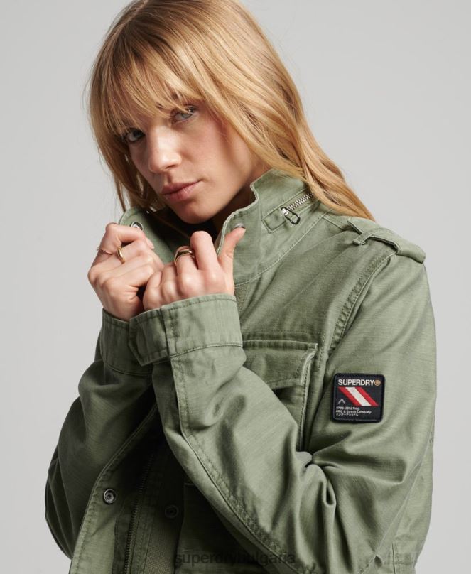 Superdry облекло N00H3516 каки Жени винтидж яке m65