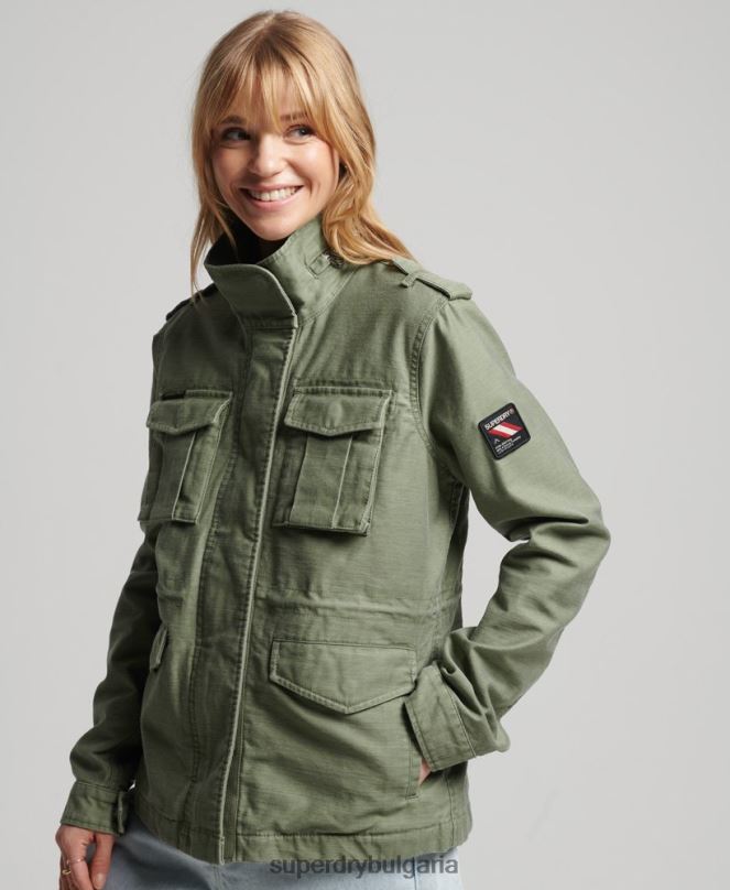 Superdry облекло N00H3516 каки Жени винтидж яке m65