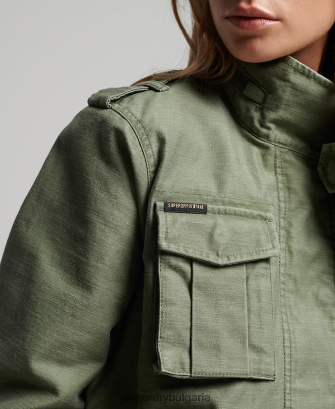 Superdry облекло N00H3516 каки Жени винтидж яке m65