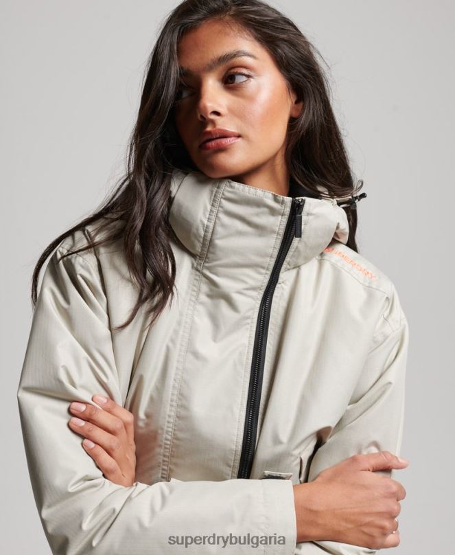 Superdry облекло N00H3519 сиво Жени sd-ветровка яке