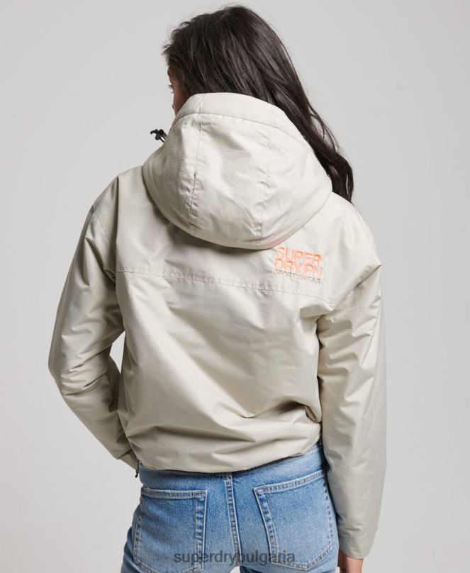 Superdry облекло N00H3519 сиво Жени sd-ветровка яке