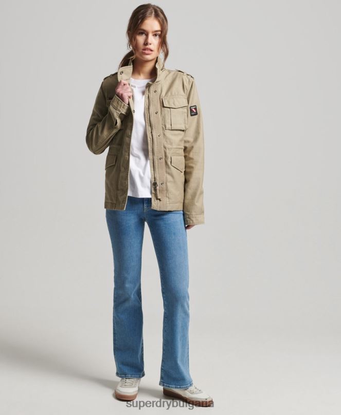 Superdry облекло N00H3525 тен Жени винтидж яке m65
