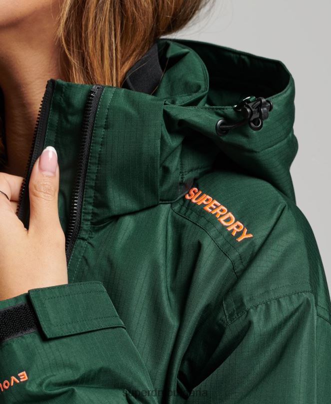 Superdry облекло N00H3527 зелено Жени sd-ветровка яке