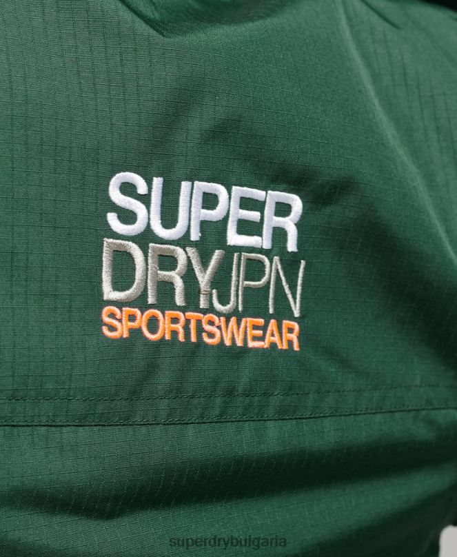 Superdry облекло N00H3527 зелено Жени sd-ветровка яке