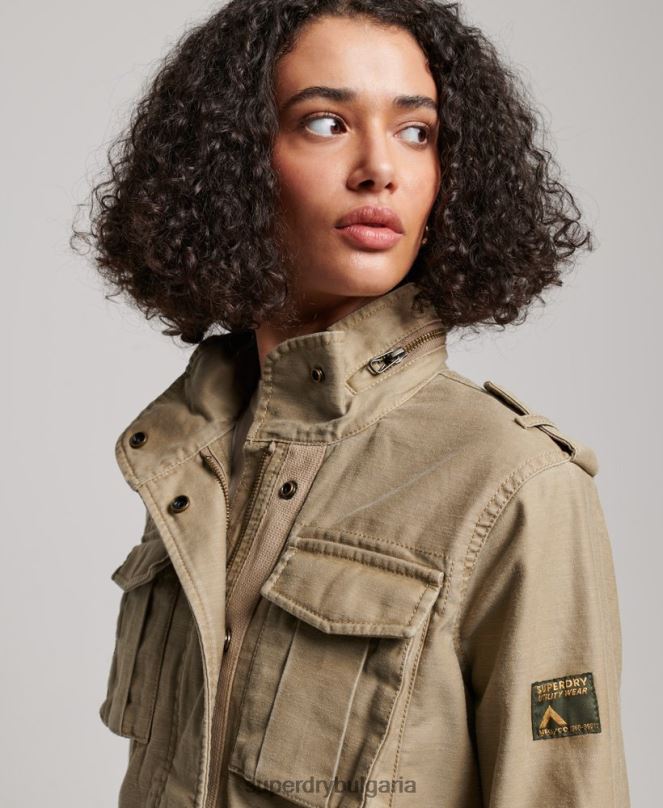 Superdry облекло N00H3534 тен Жени винтидж яке m65