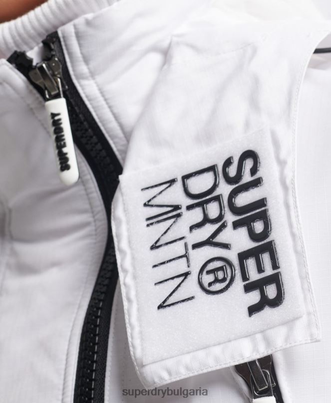 Superdry облекло N00H3537 бяло Жени планинско яке с ветровка
