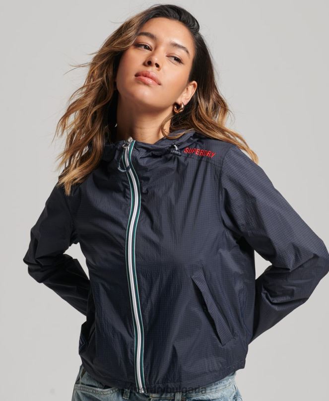 Superdry облекло N00H3540 военноморски флот Жени код стандартно лого леко яке