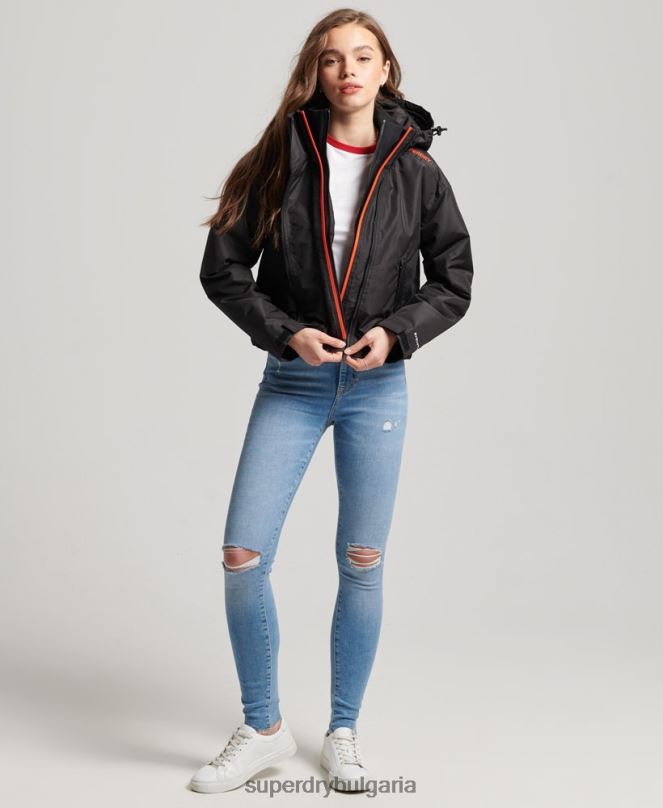 Superdry облекло N00H3551 черен Жени sd-ветровка яке