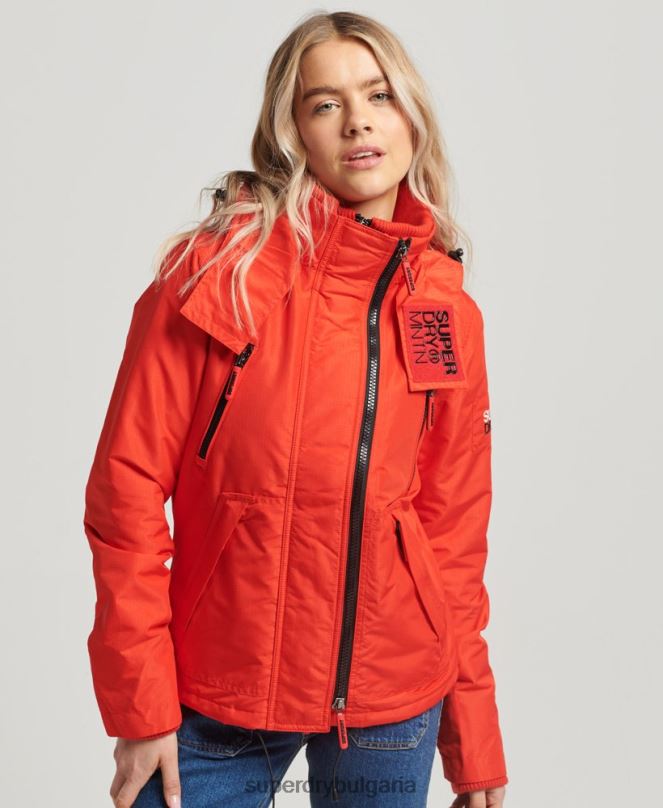 Superdry облекло N00H3554 червен Жени планинско яке с ветровка