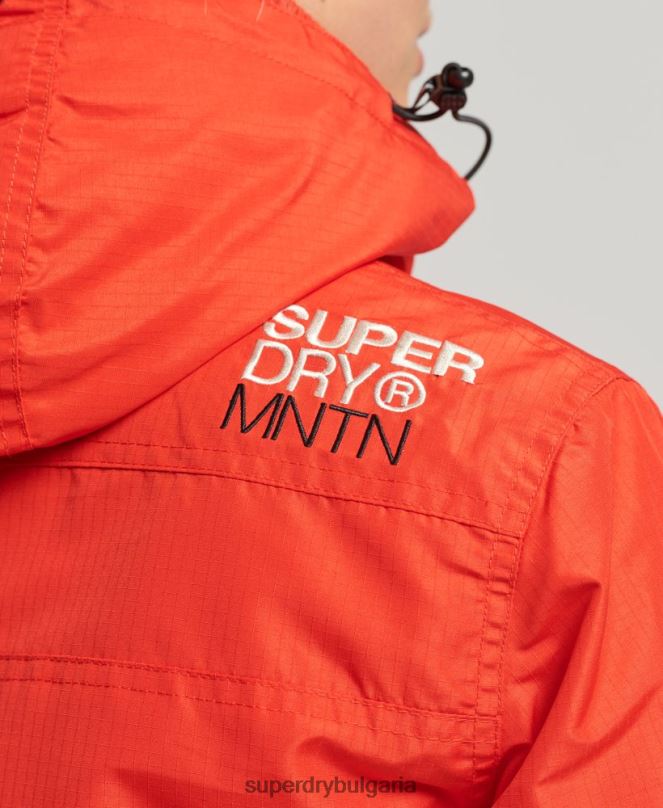 Superdry облекло N00H3554 червен Жени планинско яке с ветровка