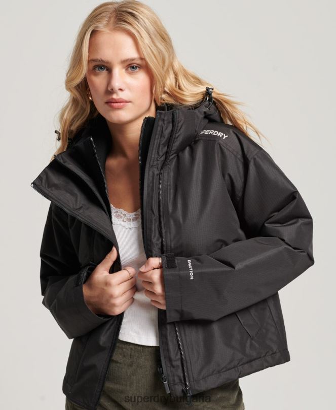 Superdry облекло N00H3557 черен Жени sd-ветровка яке