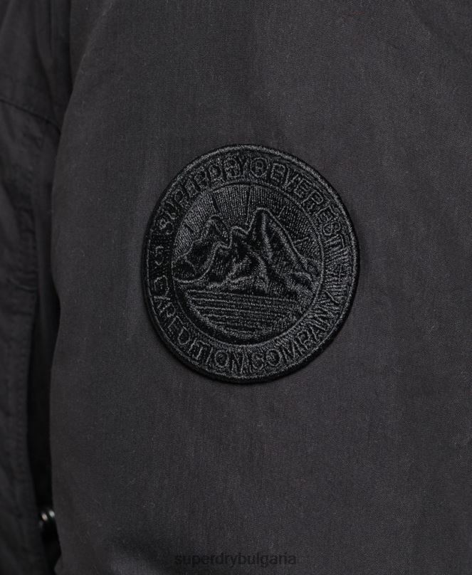 Superdry облекло N00H3598 черен Жени down everest parka