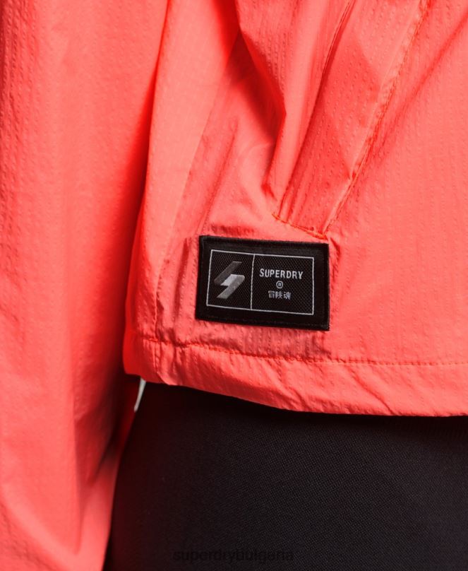 Superdry облекло N00H3611 корал Жени код стандартно лого леко яке