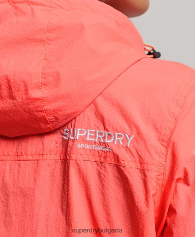 Superdry облекло N00H3611 корал Жени код стандартно лого леко яке