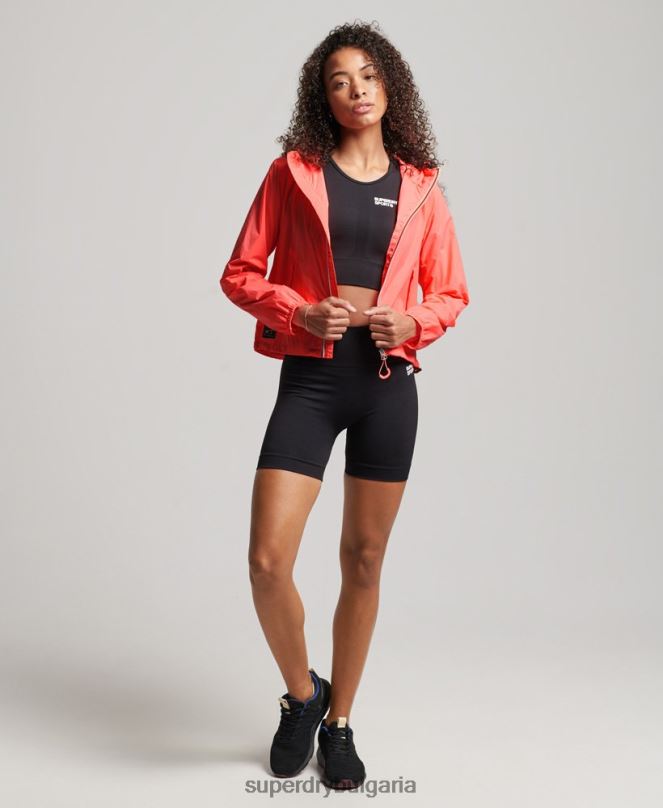 Superdry облекло N00H3611 корал Жени код стандартно лого леко яке
