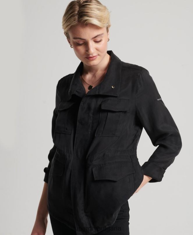 Superdry облекло N00H3613 черен Жени яке cupro m65