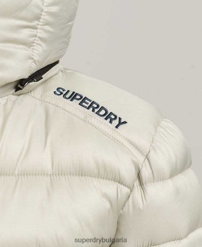 Superdry облекло N00H3614 сиво Жени леко скъсено спортно яке с подплата