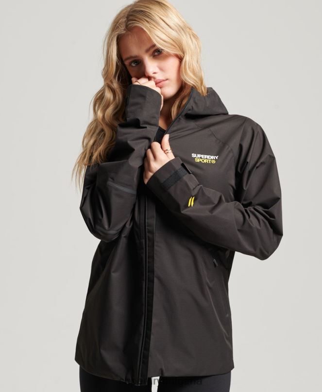 Superdry облекло N00H3625 черен Жени водоустойчиво яке